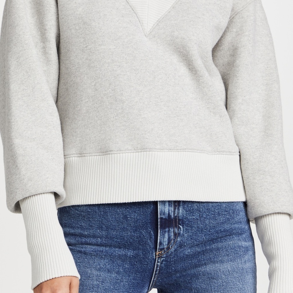 AGolde gray sweater size small​​​​​​ - Picture 2 of 5